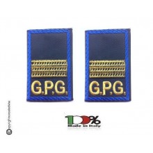 Tubolari Ricamati Bordo Azzurro GPG - GPGIPS - Maresciallo Capo Art.GPG-R1