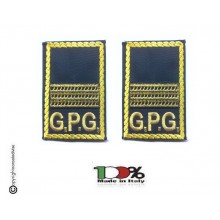 Tubolari Ricamati Bordo Giallo GPG - GPGIPS - Maresciallo Capo Art.GPG-R14