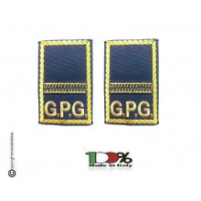 Tubolari Ricamati Bordo Giallo GPG - GPGIPS - Maresciallo Ordinario Art.GPG-R13