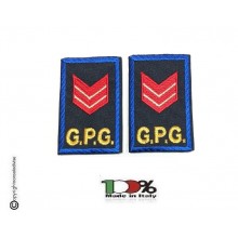 Tubolari Ricamati Bordo Blu GPG - GPGIPS - Appuntato Scelto Art.GPG-R16X