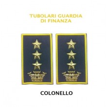 Gradi Tubolari Coppia Guardia di Finanza Colonello  Art. GDF-T18