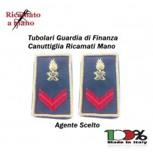 Gradi Tubolari Guardia di Finanza Ricamati a mano Canuttiglia New Agente Scelto  Art. GDF-T20