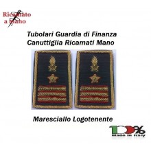 Gradi Tubolari Guardia di Finanza Ricamati Canottiglia New Maresciallo Luogotenente Art. GDF-T29