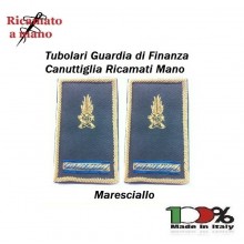 Gradi Tubolari Guardia di Finanza Ricamati a mano Canuttiglia New Maresciallo Art. GDF-T25