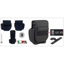 Borsetto Tasca Multiuso per Cinturone Cordura Vega Holster con Ricamo GPG IPS  Guardia Particolare Giurata Art. 2G66-GPG-IPS