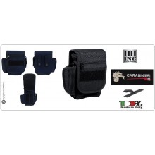 Borsetto Multiuso NERO per Cinturone Cordura INC 101 PERSONALIZZATO Carabinieri 112 359790  Art.INC101- 2G66 -CC112