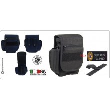 Borsetto Multiuso per Cinturone Cordura Nera Vega Holster Italia Soccorso Alpino e Speleologico Art. 2G66-SA