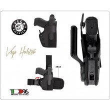 Fondina per Pistola Modello Professionale in Cordura da Fianco Vega holster Italia Polizia Carabinieri Vigilanza Art.PC2