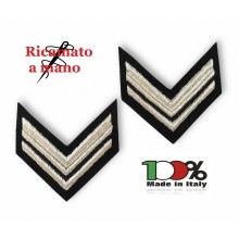 Coppia Gradi Ricamati a mano GUS Vice Brigadiere Carabinieri Art. GUS-C2