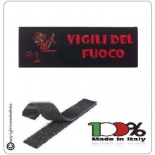 Patch Toppa Ricamata Con Velcro cm 15,00x5,00 Vigili Del Fuoco VVFF  Art.VVFF-TOP