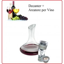 Decanter + Areatore per Vino - l'originale VIN BOUQUET - Nobile  Brunello Art.FIA007