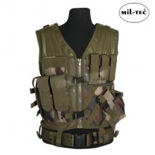 Tactical Vest - Gilet Tattico Modulare Corpetto Tattico USMC Mil-Tec Woodland  Art. 10720024