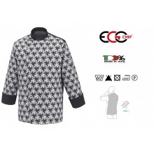 Giacca Cuoco Chef Black Confort Air GEKO Ego Chef Art. 2027132A