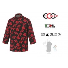 Giacca Cuoco Chef Black Confort Air IBISCUS Ego Chef Art. 2029140