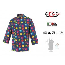 Giacca Cuoco Chef Black Confort Air ICE CREAM  Ego Chef Art. 20290141 Giacca Cuoco Chef Black Confort Air ICE CREAM  Ego Chef Art. 20290141