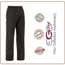 Pantalone Pants Hose Culisse Cuoco Chef Professionale Ego Chef Italia Cacao Art.202065