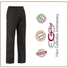 Pantalone Pants Hose Culisse Cuoco Chef Professionale Ego Chef Italia Cacao Art.202065