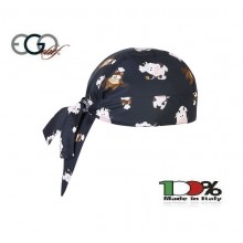 Bandana Sagomata Professionale Medicale Cuochi Chef Puppies Ego Chef Italia Art. 7002137