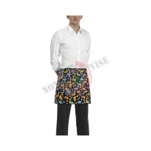 Grembiule Falda Banconiere Con Tascone Dino cm 40x70 Ego Chef Italia Art. 6100133A