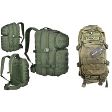 Zaino US Assault M.O.L.L.E. Piccolo S/M 20 Litri o Grande L 36 Litri MIL TEC ESERCITO  Art. MIL-TEC-EI