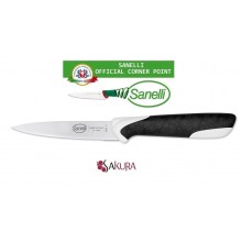Linea Sakura Professional Knife Coltello Spelucchino Microseghettato cm 11 Sanelli Italia Cuoco Chef Art. 335511