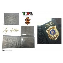 Portafoglio Portadocumenti con Placca Estraibile Polizia Amministrativa VENDITA RISERVATA  Vega Holster Italia Art. 1WG108