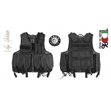 Gilet Tattico in Rete e Cordura Militare Sicurezza Vega Holster Italia Polizia esercito Carabinieri  Art. 2ET02