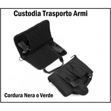 Custodia In Cordura Porta Pistole Trasporto  Armi Poligono INC 101 Art.359432