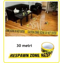 Nastro Zone Tape Respawn Zone Metri 30 Emergenza Siurezza Vigilanza Polizia Carabinieri Art.469365