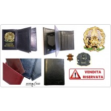 Portafoglio Pelle Portadocumenti Apertura a Libro Guardia di Finanza Modello Plus Ascot Italia Italia Art. 561GDF