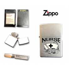 Accendino da Collezione Zippo® Original Originale USA Nurse Infermiera Idea Regalo Art. 421310