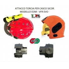 Attacco Torcia Porta Lampada Nuovo Casco Sicor VFR EVO e EOM Vigili del Fuoco VVFF  Art. EVO-X