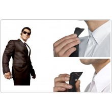 Cravatta Nera Classica con Nodo già Fatto a Clip Tie Black per Security Vigilanza Anti Strangolamento FOSTEX Art. 217300
