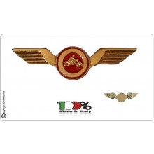 Brevetto Piccolo Moto Guida Veloce Fondo Rosso Carabinieri e Guardie Giurate Vigilanza Art.NSD-GV9