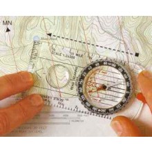 Bussola Cartografica Montagna Mappa Boy Scout Alpinismo Militare Soft Air Professionale Orienting Art. 34203