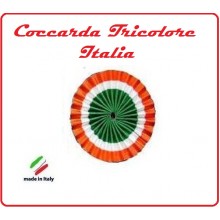 Coccardina Tricolore Italiana cm 6 Art.COC-1