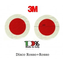 Coppia di Dischi Rosso + Rosso Classe III° Neutri 3M Facilmente Personalizzabile Art. DIS-012