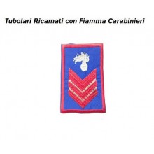 Gradi Tubolari Estivi Carabinieri Ricamati con Fiamma New Appuntato Scelto non più in usoArt.CC-TA4