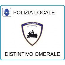 Distintivi Di Specialità Omerali Polizia Locale Motociclista Art.NSD-PLM