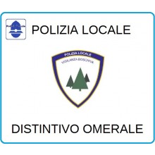Distintivi Di Specialità Omerali Polizia Locale Vigilanza Boschiva Art.NSD-PLVB