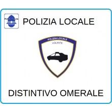 Distintivi Di Specialità Omerali Polizia Locale Volante Art.NSD-PLV