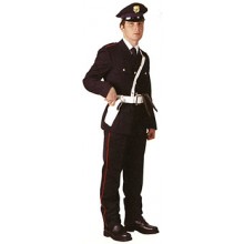 Pantalone Pantaloni con Riga Colorata  Modello Militare per Istituti di Vigilanza Invernale Art.FAV-PANT
