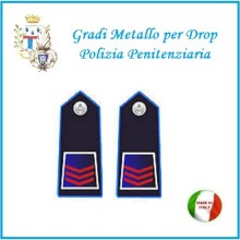 Gradi Metallo Polizia Penitenziaria per Drop Assistente Capo Art.PP-4