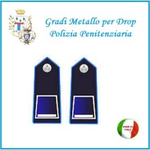Gradi Metallo Polizia Penitenziaria per Drop Vice Sovraintendente Art.PP-5