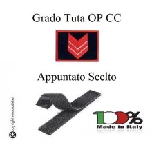 Gradi Tuta Ordine Pubblico Carabinieri con Velcro APPUNTATO SCELTO  Art.CC-O5