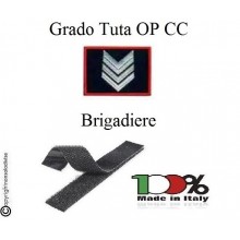 Gradi Tuta Ordine Pubblico Carabinieri con Velcro BRIGADIERE Art.CC-O7