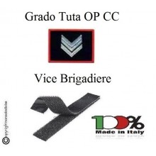 Gradi Tuta Ordine Pubblico Carabinieri con Velcro VICE BRIGADIERE Art.CC-O6