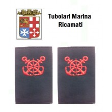 Gradi Tubolari Ricamati Marina Militare Italiana Nocchiere di Bordo Art.MM-4