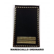 Gradi Tubolari Esercito Italiano Maresciallo Ordinario  Fondo Nero o Verde Art. NSD-MAR-O