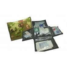 Kit Medico di Primo Soccorso Kit First Aid 2 Vegetato Esercito Marina Aeronautica Emergenza Caccia Art. 01402